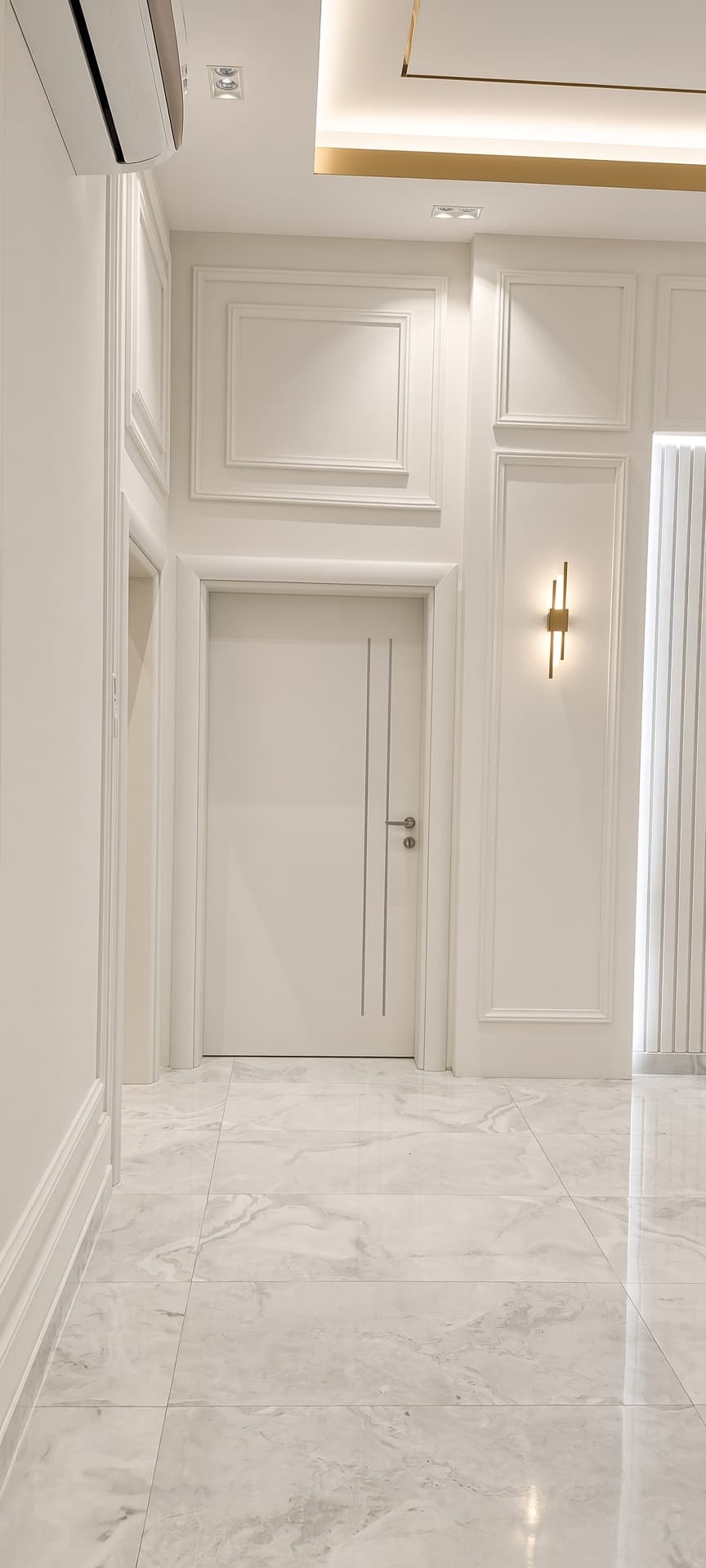Door with aluminum